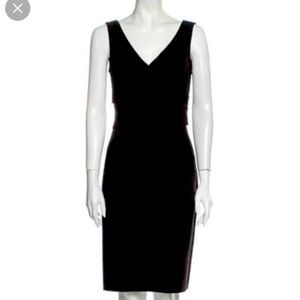 Kobi Halperin little black V neck knee length dress